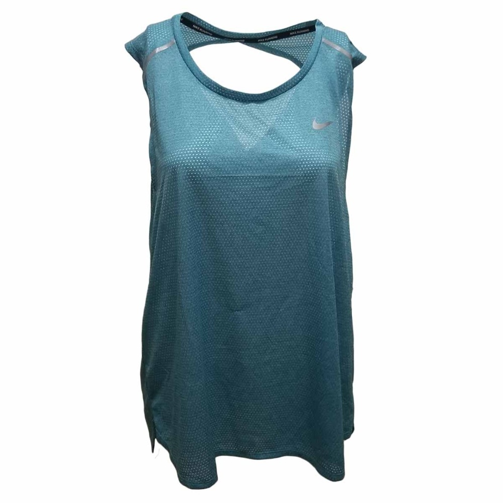 Nike Breathe Cut-Out Back Running Tank Top